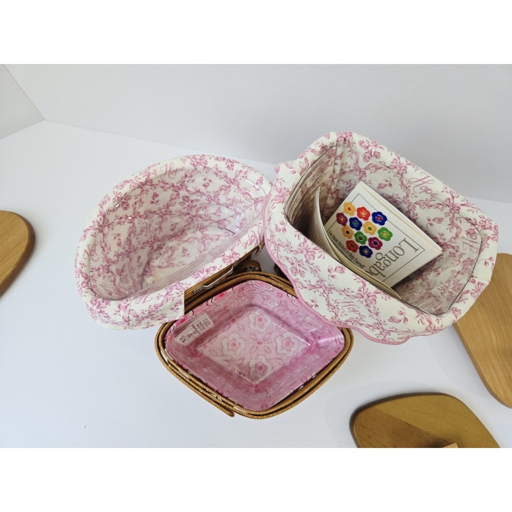 Longaberger Basket lot of 3 Horizon of Hope Cancer Society - Picture 4 of 5